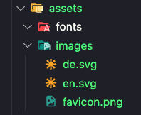 assets folder react structure 2024