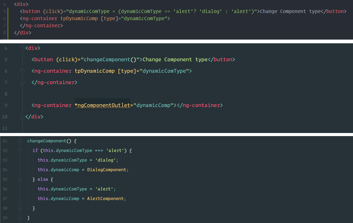 Angular 4 Tạo dynamic component